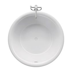 Duravit White Tulip Einhebel-Wannenmischer bodenstehend, Chrom HG, Ausl. 200mm, C... DURAVIT-WT5250000010 4063382162939 (Abb. 1)