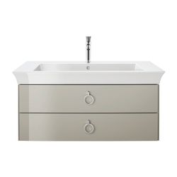 Duravit White Tulip Waschtisch 490x1055x155mm WonderGliss Weiß Hochglanz, Rechteck... DURAVIT-23631000001 4053424980034 (Abb. 1)
