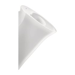 Duravit White Tulip Urinal 340x320x580mm Weiß Hochglanz HYG Rimless, Absauger, mit ... DURAVIT-2817302000 4063382018052 (Abb. 1)