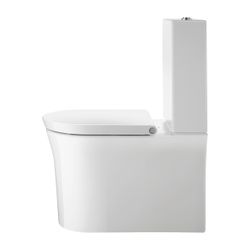 Duravit White Tulip Stand WC für Kombination 650x360x420mm, Weiß Hochglanz, Wonder... DURAVIT-21970900001 4053424894850 (Abb. 1)