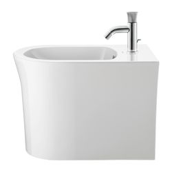Duravit White Tulip Einhebel-Bidetmischer, Chrom HG, Standmontage, Höhe 168mm, Au... DURAVIT-WT2400001010 8000177309175 (Abb. 1)