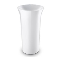 Duravit White Tulip Freistehender Waschtisch 500x500x900mm, bodenstehend, Ablauf un... DURAVIT-2703500070 4063382015426 (Abb. 1)