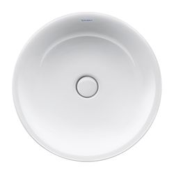 Duravit White Tulip Waschtisch 500x500x160mm, Weiß Hochglanz, Rund, 1 Waschplatz mi... DURAVIT-2365500070 4063382135568 (Abb. 1)