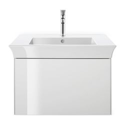 Duravit White Tulip Waschtisch 490x750x155mm WonderGliss, Weiß Hochglanz, Rechteck... DURAVIT-23637500001 4053424913582 (Abb. 1)