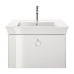 Duravit White Tulip Waschtisch 490x750x155mm WonderGliss, Weiß Hochglanz, Rechteck... DURAVIT-23637500001 4053424913582 (Abb. 1)