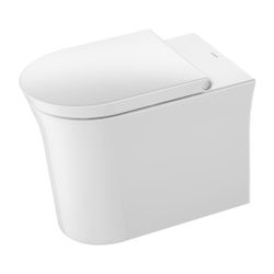 Duravit White Tulip Stand WC 580x370x420mm, Weiß Hochglanz, HygieneGlaze, Back to w... DURAVIT-2001092000 4063382012555 (Abb. 1)