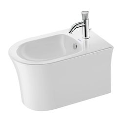 Duravit White Tulip Einhebel-Bidetmischer, Chrom HG, Standmontage, Höhe 168mm, Au... DURAVIT-WT2400001010 8000177309175 (Abb. 1)