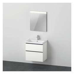 Duravit D-Neo Möbelwaschtisch, Waschtischunterbau, Spiegel eckig 480x650x2000mm, 1... DURAVIT-DE011201818 4063382162878 (Abb. 1)