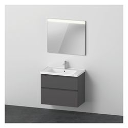 Duravit D-Neo Möbelwaschtisch, Waschtischunterbau, Spiegel eckig 480x800x2000mm, 1... DURAVIT-DE011304949 4063382163134 (Abb. 1)