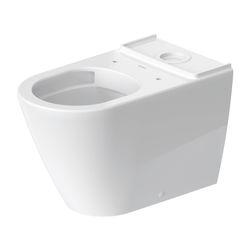 Duravit D-Neo Stand WC für Kombination 650x370x415mm, Weiß Hochglanz, 4/2l, Tiefspü... DURAVIT-2002090000 4063382016065 (Abb. 1)