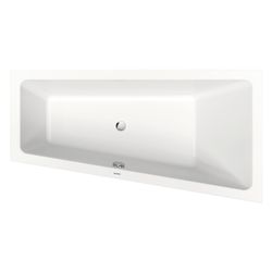 Duravit No.1 Badewanne 480x850x1600mm, 140l, Weiß glänzend, Trapezförmig, Einb... DURAVIT-700507000000000 4063382185518 (Abb. 1)