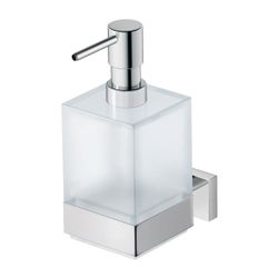 Duravit Karree Seifenspender 68x124x178mm, Chrom, Glas/Messing, 0,36l, wandhängend... DURAVIT-0099541000 4021534901102 (Abb. 1)