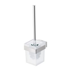 Duravit Bürstengarnitur Karree 95x95x350mm, wandhäng. Chrom/Mattweiß, Glas, Messing... DURAVIT-0099571000 4021534901126 (Abb. 1)