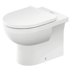 Duravit No.1 Stand WC 570x365x400mm, Weiß Hochglanz, Back to wall, 4,5l, Tiefspüler... DURAVIT-2009090000 4063382165633 (Abb. 1)