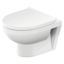 Duravit No.1 Wand-WC 480x365x400mm, Weiß Hochglanz, 4,5l, Tiefspüler, rimless, waag... DURAVIT-2575090000 4053424912387 (Abb. 1)