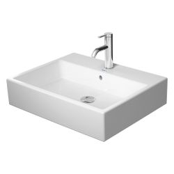 Duravit Vero Air Waschtisch 470x600x165mm wandhäng., Weiß Hochglanz, Rechteckig, 1 ... DURAVIT-2350600000 4053424091914 (Abb. 1)
