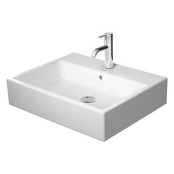 Duravit Vero Air Aufsatzbecken 600mm, Weiß Hochglanz, Rechteckig, mit HLB, mit Über... DURAVIT-2352600060 4053424139555 (Abb. 1)