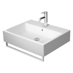 Duravit Vero Air Waschtisch 470x600x165mm wandhäng., Weiß Hochglanz, Rechteckig, W... DURAVIT-23506000701 4053424091136 (Abb. 1)
