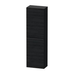 Duravit D-Neo Halbhochschrank Dekor 240x400x1320mm Rechts, Eiche Mattschwarz, 1 Tü... DURAVIT-DE011801616 4063382163479 (Abb. 1)