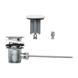 Duravit Zugstangen Ablaufgarnitur mit keramischer Abdeckung, Weiß... DURAVIT-0050800000 4053424681672 (Abb. 1)