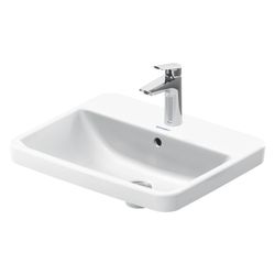 Duravit No.1 Einbauwaschtisch 435x550x175mm, Weiß Hochglanz, mit HLB/Überlauf, 1 H... DURAVIT-03555500272 4063382180322 (Abb. 1)