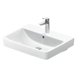 Duravit No.1 Waschtisch 460x600x173mm wandhäng., Weiß Hochglanz, Rechteckig, 1 Wasc... DURAVIT-2375600000 4063382180179 (Abb. 1)