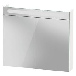 Duravit No.1 Spiegelschrank Wandmontage 148x800x700mm, Weiß, 2 Türen L/R, 2 Gl... DURAVIT-N17921000000000 4063382219756 (Abb. 1)