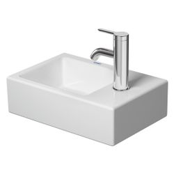 Duravit Vero Air Handwaschbecken 250x380x140mm, Weiß Hochglanz, WonderGliss, Recht... DURAVIT-07243800001 4053424509334 (Abb. 1)