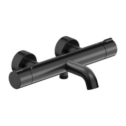 Duravit C.1 Wannenthermostat Aufputz, Mattschwarz, Ausladung 109mm, 20l/min, S-An... DURAVIT-C15220000046 4053424891316 (Abb. 1)