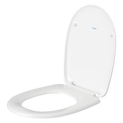 Duravit WC-Sitz, Weiß Hochglanz 360x36x443mm, ohne Absenkautomatik, Weiße Kunststof... DURAVIT-0066300000 4021534011795 (Abb. 1)