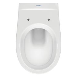 Duravit D-Code Wand-WC 560x355x385mm, Weiß Hochglanz, 6l, Tiefspüler, geschlossen, ... DURAVIT-0184090000 4021534063954 (Abb. 1)