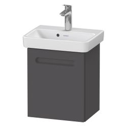 Duravit No.1 Waschtischunterbau wandhängend 316x390x478mm L Graphit Matt Folie... DURAVIT-N14266L49490000 4063382802019 (Abb. 1)