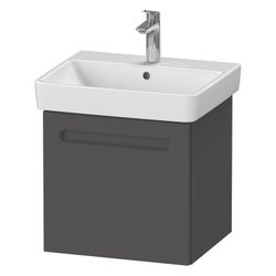 Duravit No.1 Waschtischunterbau wandhängend 426x490x478mm Graphit Matt, Folie/... DURAVIT-N14380049490000 4063382218674 (Abb. 1)