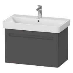 Duravit No.1 Waschtischunterbau wandhängend 426x740x478mm Graphit Matt, Folie/... DURAVIT-N14283049490000 4063382218773 (Abb. 1)