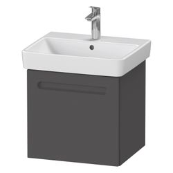 Duravit No.1 Waschtischunterbau wandhängend 426x490x478mm Graphit Matt, Folie/... DURAVIT-N14280049490000 4063382218650 (Abb. 1)