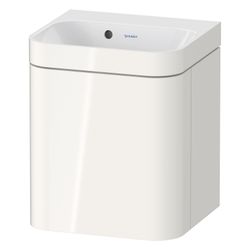 Duravit Happy D.2 Waschtisch-Set C-bonded wh Lack, 360x400x480mm Weiß Hochglan... DURAVIT-HP4633N22220000 4063382208545 (Abb. 1)