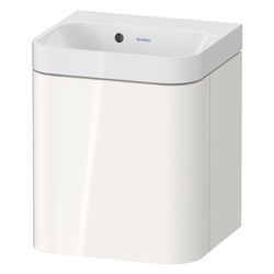 Duravit Happy D.2 Waschtisch-Set C-shaped wh Dekor, 360x400x480mm Weiß Hochgla... DURAVIT-HP4344N22220000 4063382214713 (Abb. 1)