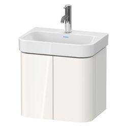 Duravit Happy D.2 Waschtischunterbau wandhäng. 350x475x415mm Weiß Hochglanz, G... DURAVIT-HP4384022220000 4063382803061 (Abb. 1)