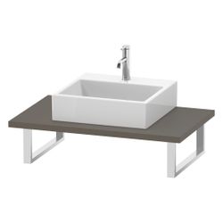 Duravit L-Cube Konsole variabel 550x800-2000x30mm, Flanell Grau SDM, ohne Konsolen... DURAVIT-LC106C09090 4053424925295 (Abb. 1)