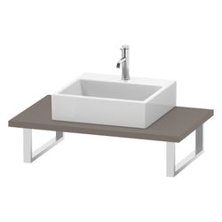 Duravit L-Cube Konsole variabel 550x800-2000x30mm, Basalt Matt, ohne Konsolenträge... DURAVIT-LC106C04343 4053424925073 (Abb. 1)