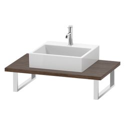 Duravit L-Cube Konsole variabel 550x800-2000x30mm, Nusb.dunkel Matt, ohne Konsolen... DURAVIT-LC106C02121 4053424925059 (Abb. 1)