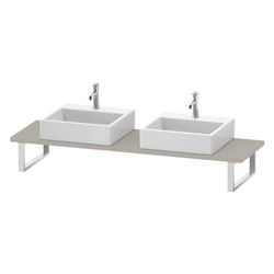 Duravit L-Cube Konsole variabel 480x800-2000x30mm, Compact Taupe Matt, ohne Konsol... DURAVIT-LC105C09191 4053424924298 (Abb. 1)