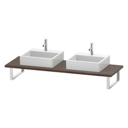 Duravit DuraStyle Konsole variabel 550x800-2000x30mm, wandhäng., Nusb.dunkel Matt,... DURAVIT-DS107C02121 4053424920900 (Abb. 1)