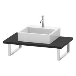 Duravit DuraStyle Konsole variabel 550x800-2000x30mm, wandhäng., Eiche Mattschwarz... DURAVIT-DS106C01616 4063382154880 (Abb. 1)