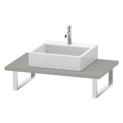 Duravit DuraStyle Konsole variabel 550x800-2000x30mm, wandhäng., Betongrau Matt, o... DURAVIT-DS106C00707 4053424920733 (Abb. 1)