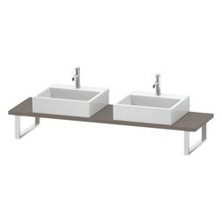 Duravit DuraStyle Konsole variabel 480x800-2000x30mm, wandhäng., Compact Basalt Ma... DURAVIT-DS105C04343 4053424920351 (Abb. 1)