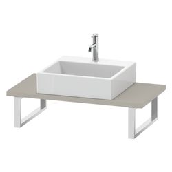 Duravit DuraStyle Konsole variabel 480x800-2000x30mm, wandhäng., Compact Taupe Mat... DURAVIT-DS104C09191 4053424920252 (Abb. 1)