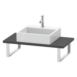 Duravit DuraStyle Konsole variabel 480x800-2000x30mm, wandhäng., Compact Graphit M... DURAVIT-DS104C04949 4053424920207 (Abb. 1)