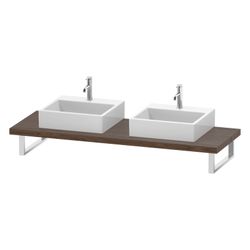 Duravit DuraStyle Konsole variabel 550x800-2000x45mm, wandhäng., Nusb.dunkel Matt,... DURAVIT-DS103C02121 4053424920610 (Abb. 1)