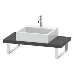 Duravit DuraStyle Konsole variabel 480x800-2000x45mm, wandhäng., Compact Graphit M... DURAVIT-DS100C04949 4053424919829 (Abb. 1)